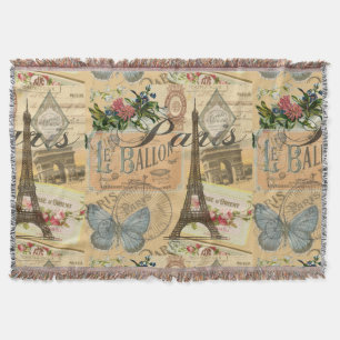 Couverture Oeuvre colorée Vintage voyage Paris France