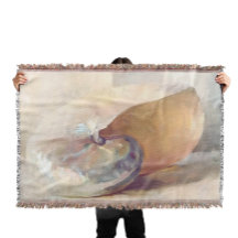 Oeuvre de coquillages vintages, tons neutres minim