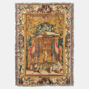 Couverture Offre à Bacchus Antique Tapisserie française Impre