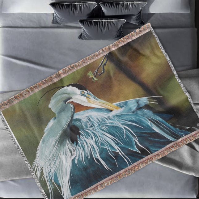Couverture Oiseau de héron bleu (Créateur téléchargé)