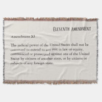 Onzième amendement Constitution Charte des droits