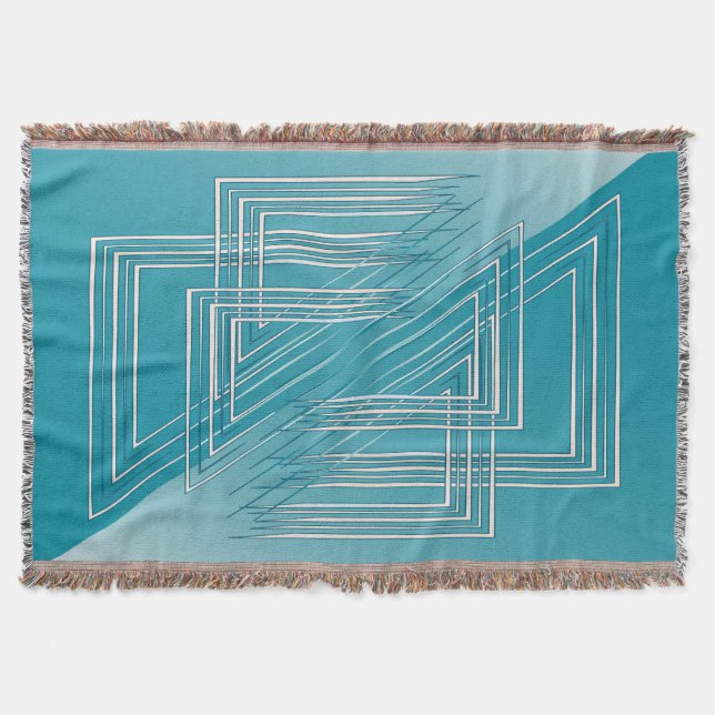 Couverture Opal Turquoise blanc (Devant)