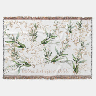 Couverture Or Botanique Eucalyptus Moderne Verdure Abstrait