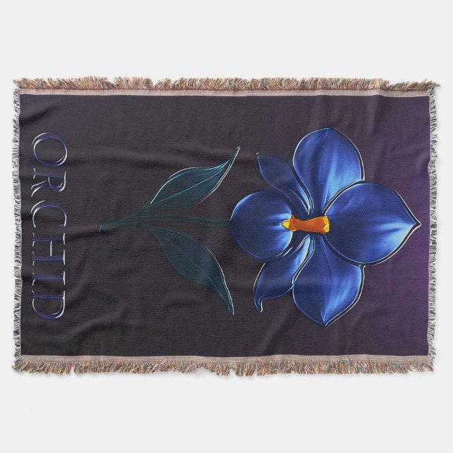 Couverture Orchidée bleue (Devant)