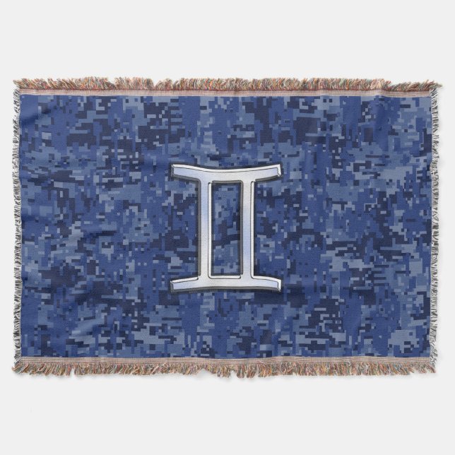 Couverture Panneau Zodiac Gemini Marine Camo numérique bleu (Devant)