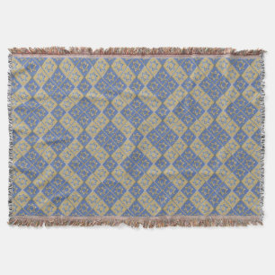 Couverture Panneaux d'art étoile de David bleu or