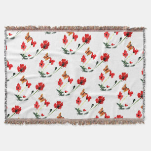 Couverture Papillon rouge Poppy Flower Nature