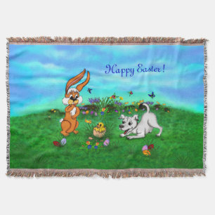 Couverture Pâques - Chiot Capo Rabbit et Chick