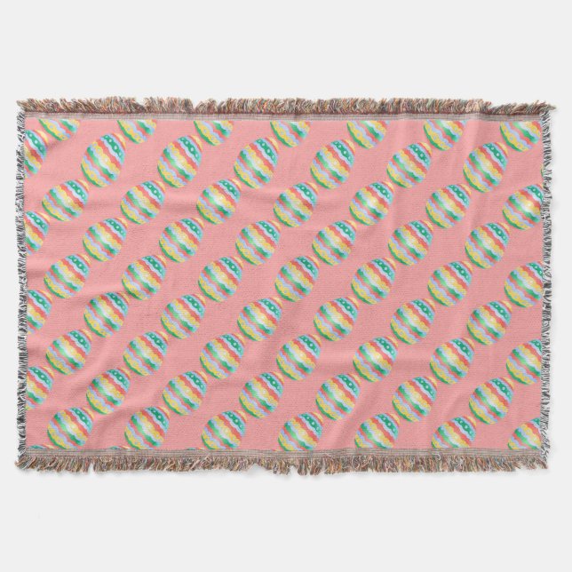 Couverture Pâques Oeuf Blanket Amusants Pâques Jeu de couvert (Devant)