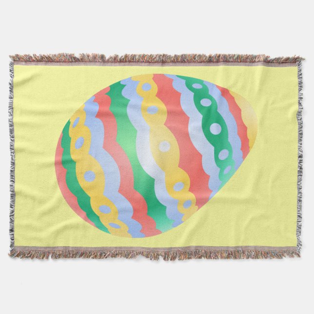 Couverture Pâques Oeuf Blanket Amusants Pâques Jeu de couvert (Devant)