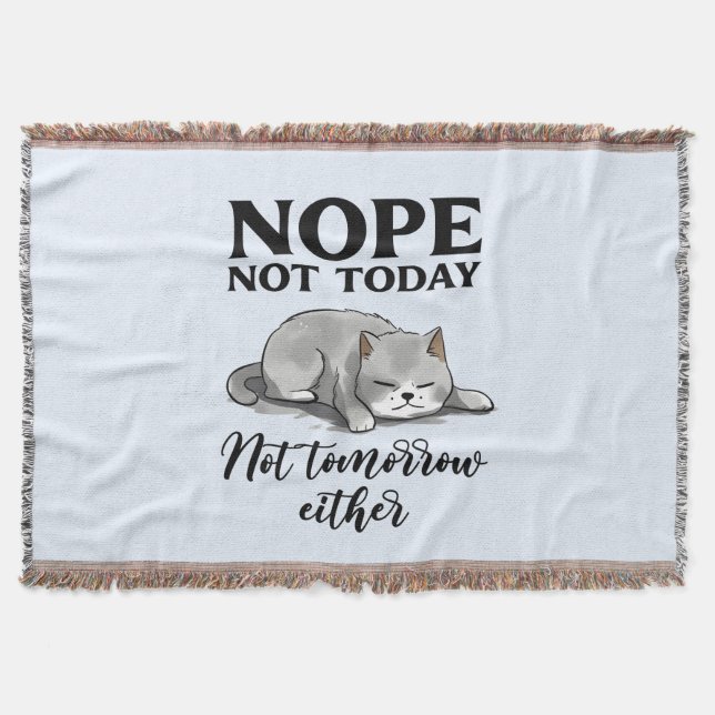 Couverture Pas aujourd'hui, pas demain - Chat endormi (Devant)