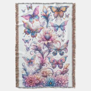 Couverture Pastel Butterfly Cosy Blanket