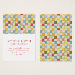 COUVERTURE PATCHWORK 3,5x2,5 Carte de Visite III
