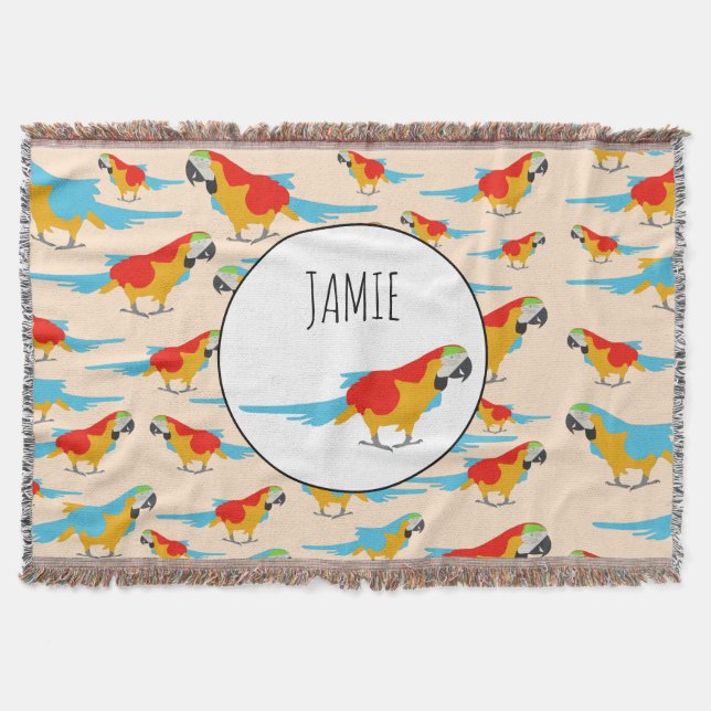 Couverture Patters du Colorful Tropical Macaw (Devant)