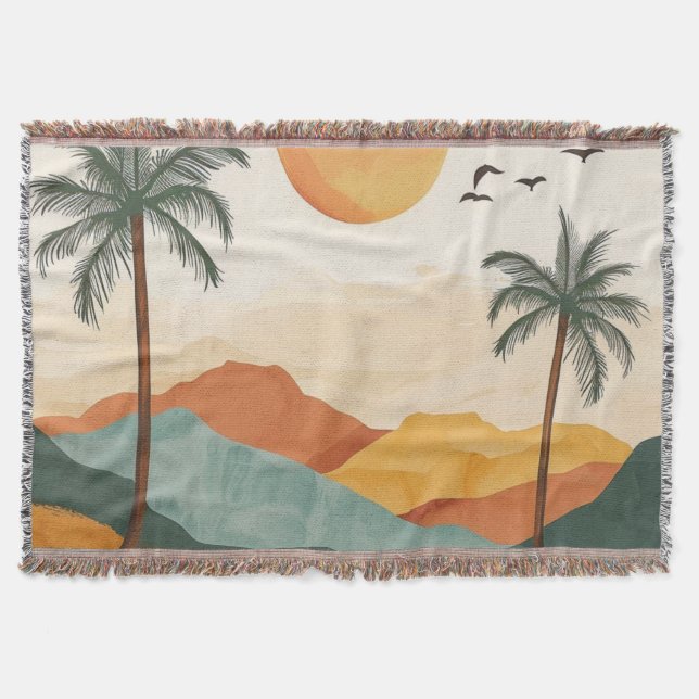 Couverture Paysage Abstrait de Boho (16) (Devant)