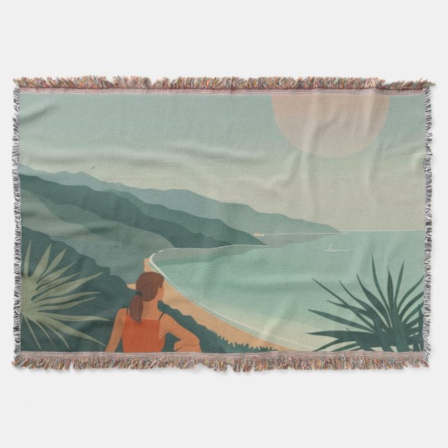 Couverture Paysage Abstrait de Boho (9) (Devant)