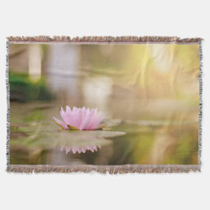 Couverture Paysage de fleur de lotus stylisé, Zen