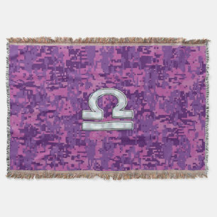 Couverture Pearl Libra Zodiac Connexion Fuchsia Camo numériqu