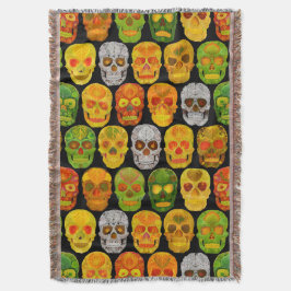Couverture Peaux feuille Aspen Skulls sans couture motif 2018