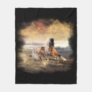 Couverture peinte d'ouatine du désert #2, milieu