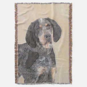 Couverture Peinture de linge bluetick - mignon chien original