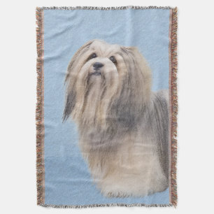 Couverture Peinture Havanaise (Argent) - Cute Original Chien