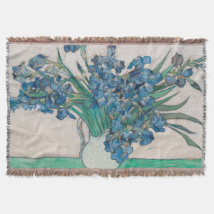 Couverture Peinture impressionniste Vase Iris de Van Gogh