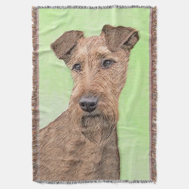 Couverture Peinture Irlandaise Terrier - Cute Original Chien  (devant Vertical)