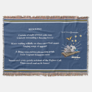 Couverture Perdu dans un Quatrain par Adiela Akoo Décoratif