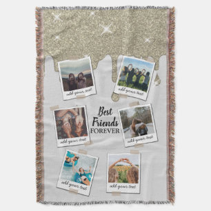 Couverture Personnalisé Best Friends 6 Photo Collage personna