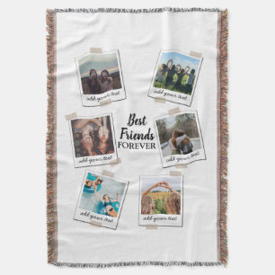 Couverture Personnalisé Best Friends 6 Photo Collage personna