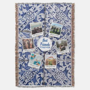 Couverture Personnalisé Best Friends 6 Photo Collage personna