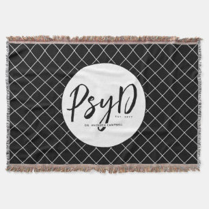 Couverture Personnalisé Elegant PsyD Docteur en Psychologie