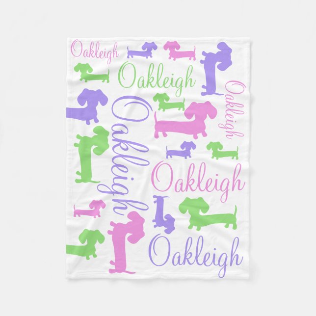 Couverture personnalisée de chien de saucisse de (Devant)