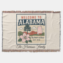 Couverture personnalisée de l'Alabama