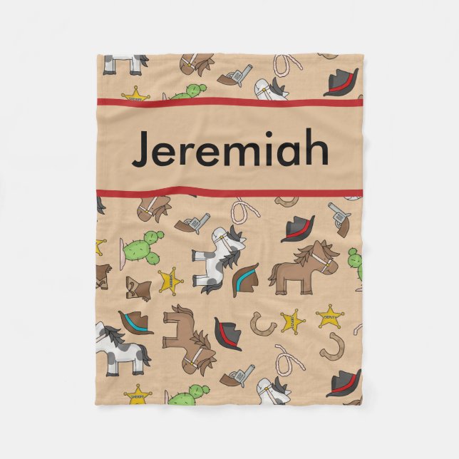 Couverture personnalisée du cowboy de Jérémie (Devant)