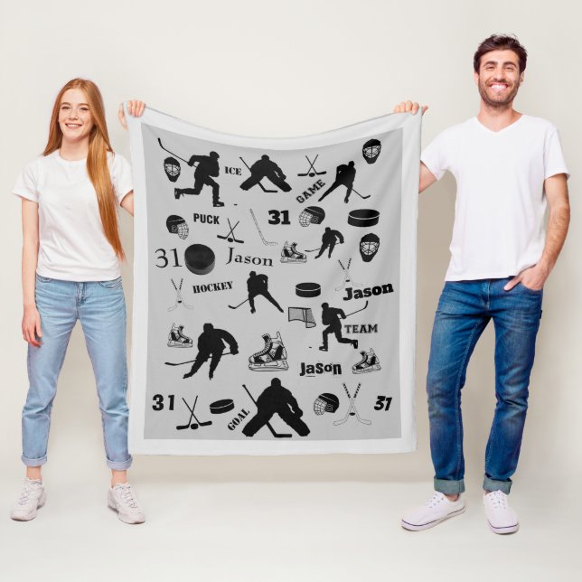 Couverture personnalisée HOCKEY (En situation)