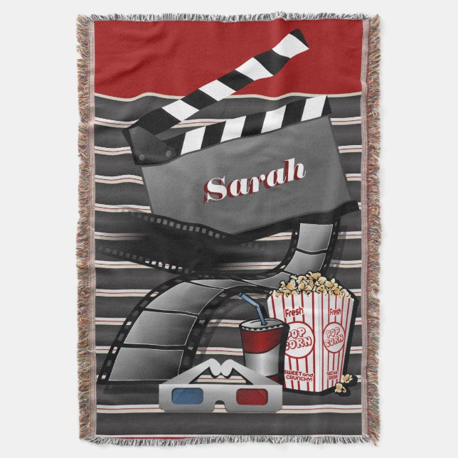 Couverture Personnaliser Afficher l'heure Photos de films (devant Vertical)