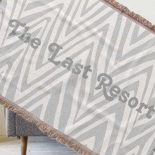 Couverture Personnalisez Votre Nom De Maison De Plage Grey Zi