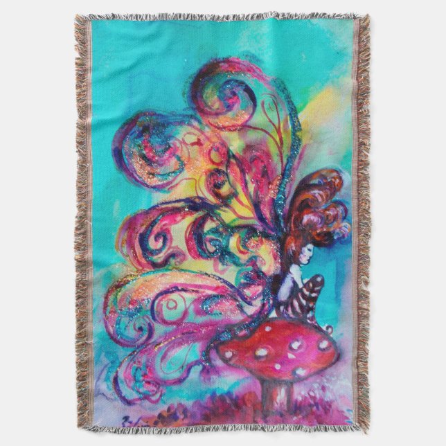 Couverture PETITE ELF DE CHAMPIGNONS Imaginaire bleu rose (devant Vertical)