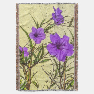 Couverture Pétunias Violets en Gros Plan
