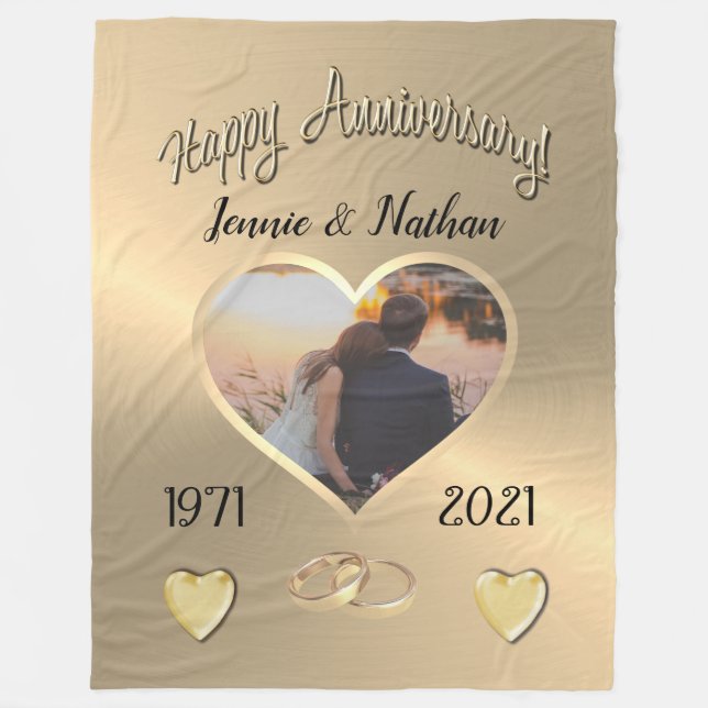 Couverture photo personnalisée pour le 50e anniver (Devant)