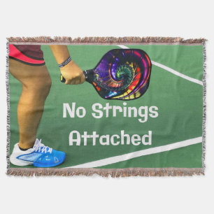 Couverture Pickleball Funny No Strings Attaché