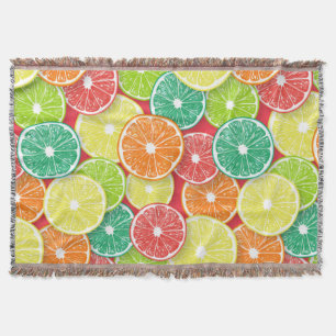 Couverture Pièces de fruits d'agrumes pop art 2