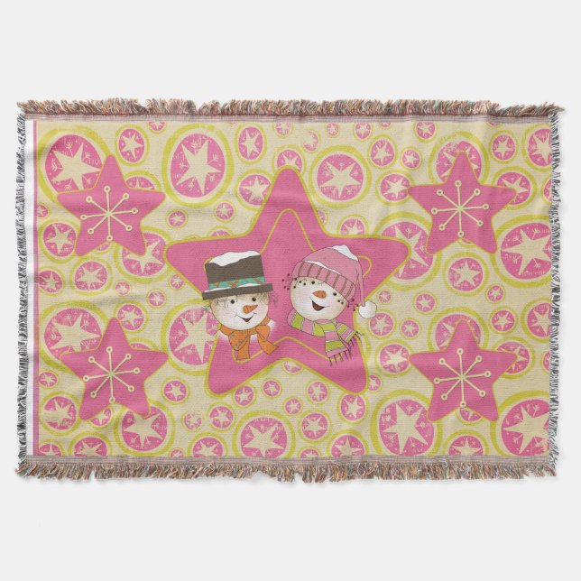Couverture Pink Snowmen et Stars Holiday Thon (Devant)