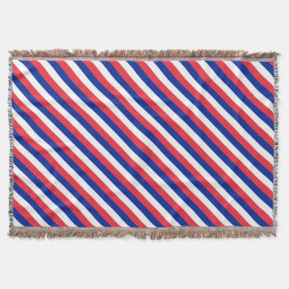 Couverture Plaid de jet du drapeau français