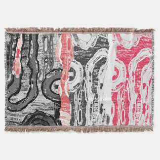 Couverture Plaid de jet – Friction Lands Design Abstrait