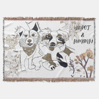 Couverture plaid personnalisé pour chien