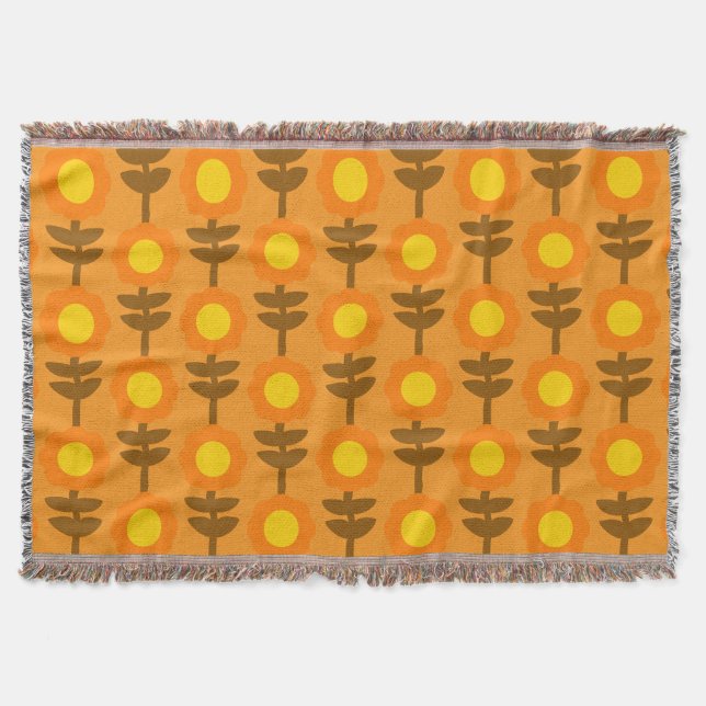 Couverture Plaids de jet Boho Botanica (Devant)