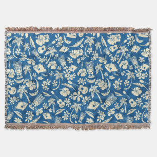 Couverture Plaids de jetée en batik hawaïen de la plage de Ma